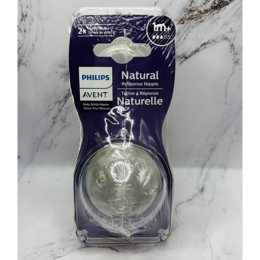 Philips Avent Natural Response Baby Bottle Nipples 2 Pack SCY963/04 New